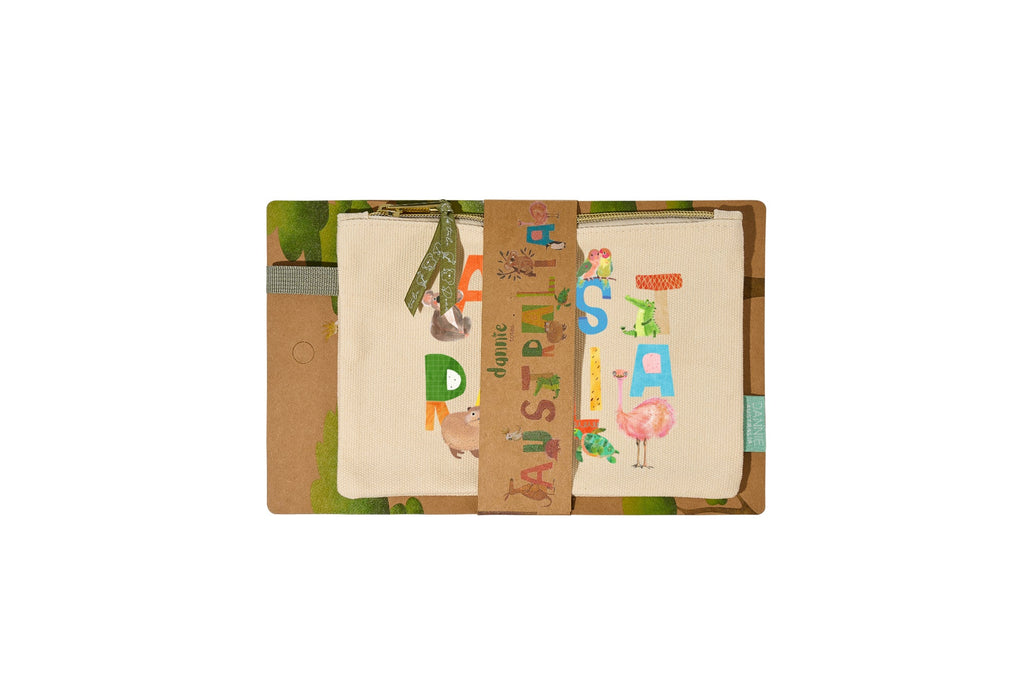 Gift packaging for the QB2402W natural canvas pouch