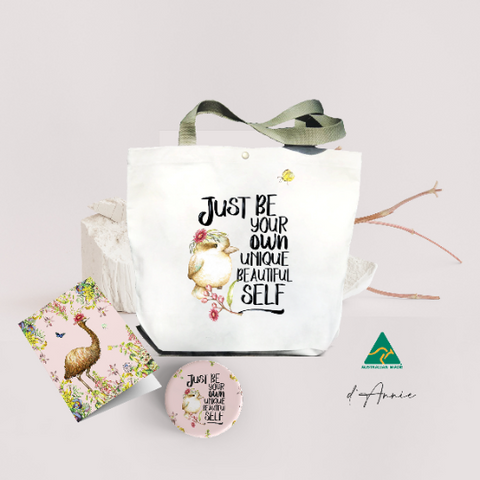 Australian Designer Canvas Tote Bags Gift Set-Personalisation Available