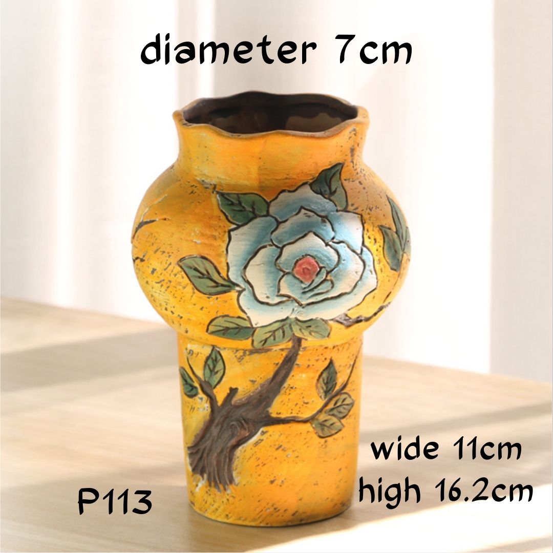 Designer Hand Painted Ceramic Planter